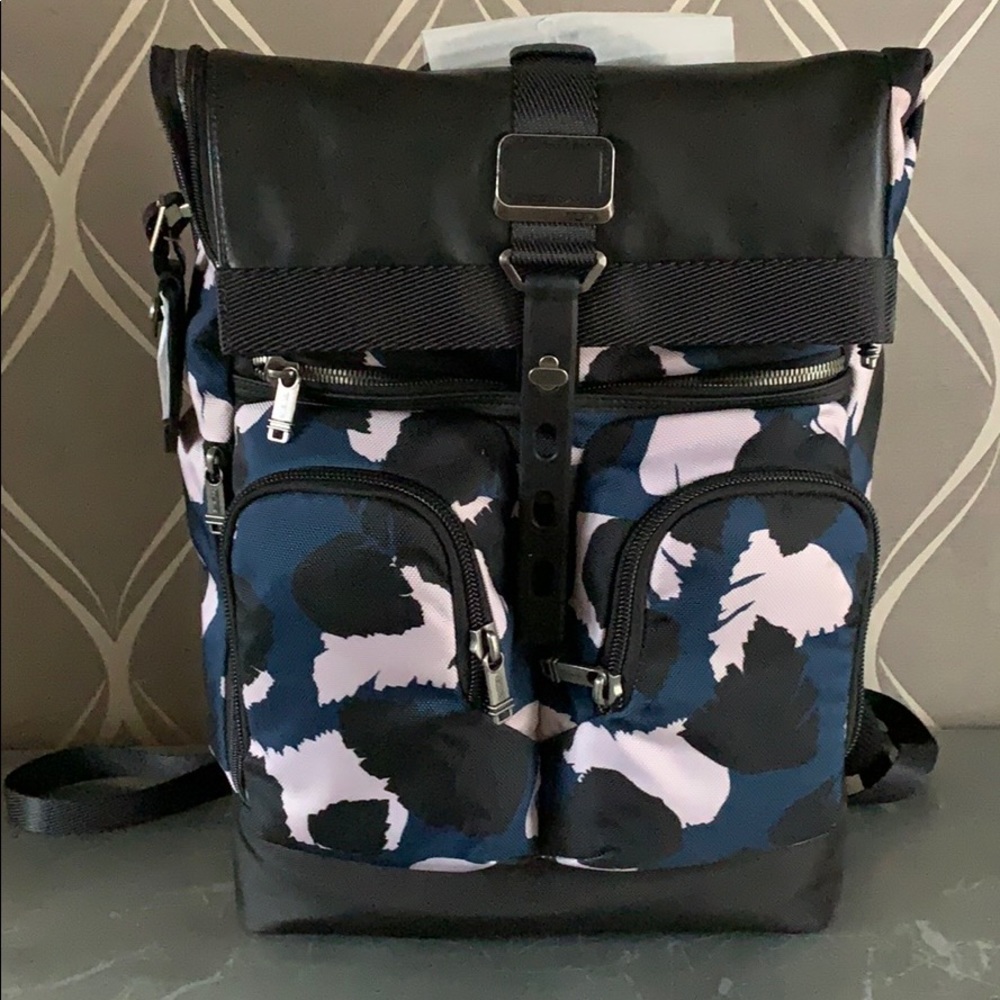 New Tumi Alpha Bravo Roll Top 15” Laptop Backpack